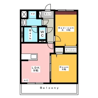 Sakura【3階】の間取り