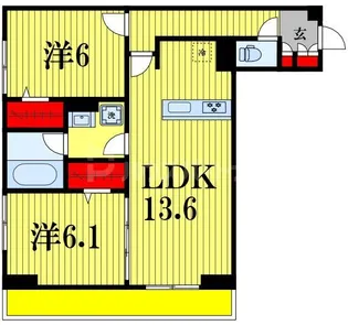 グランディール柏の葉【3階】の間取り