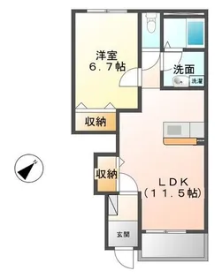 カンタービレ【1階】の間取り
