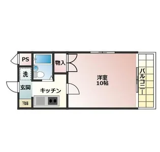 セイユウコーポ【2階】の間取り