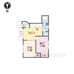 ベル・アラモ【1階】の間取り