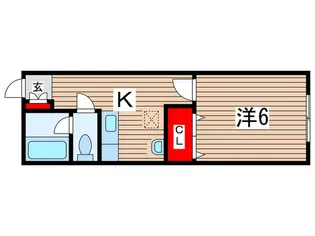 第3コスモハイム【2階】の間取り