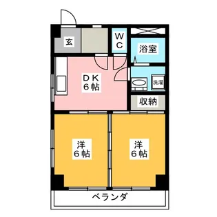 ラ・フォーレ吉野【3階】の間取り