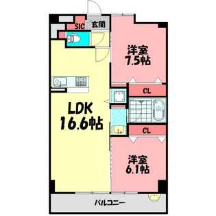 iTM【8階】の間取り