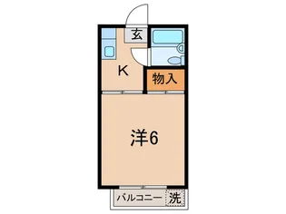 ホワイトコ-トKAYA【1階】の間取り