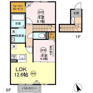 GRACE II【2階】の間取り