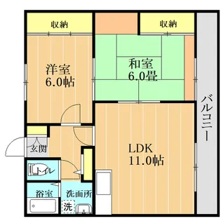 ロイヤルマンション【3階】の間取り