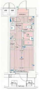 サンテミリオン東麻布【5階】の間取り