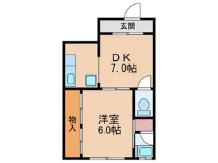 三幸ビル【3階】の間取り