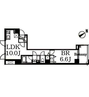 ボセジュール【4階】の間取り