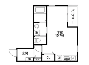 La fleur【2階】の間取り