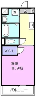 S-FORT三重大学前 値下げしました!【5階】の間取り