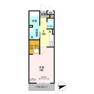 プランドール【1階】の間取り