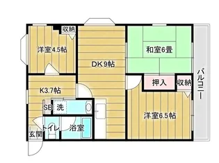 第2ルミネ東綾瀬【3階】の間取り