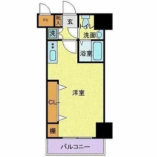 スカイコート両国壱番館【6階】の間取り