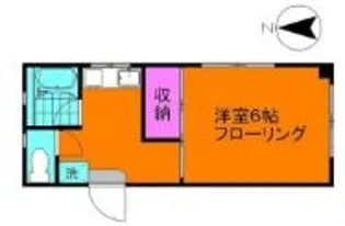 サンエムハイツ【3階】の間取り