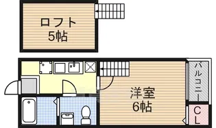 グッドウッド荒江【2階】の間取り