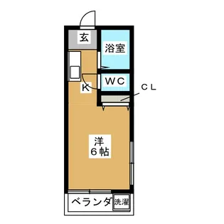 グリーンハウス綱島【2階】の間取り