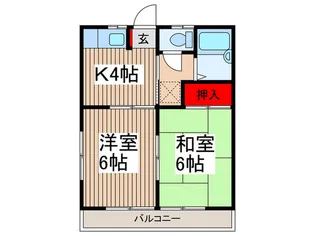メゾン・ド・シエル【2階】の間取り