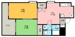 セントラルマンション【1階】の間取り
