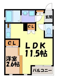 FORTUNATO【4階】の間取り