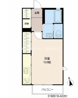 ディアスYN【2階】の間取り