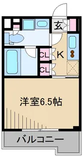 ルーブル武蔵新城弐番館【5階】の間取り