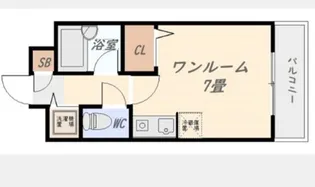 ロマネスクステーションプラザ西鹿児島【2階】の間取り