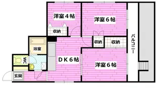 荻野ハイツ【1階】の間取り