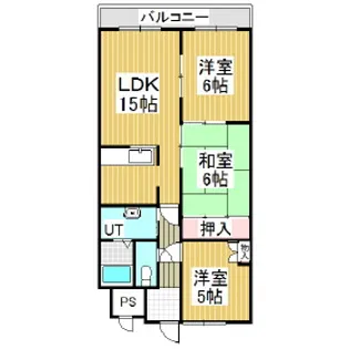 Jステージ若草【10階】の間取り