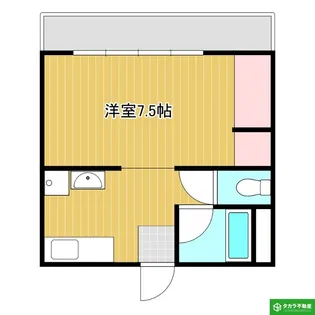 メゾンデツル【3階】の間取り