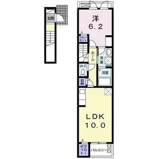 Casa de Sol【2階】の間取り
