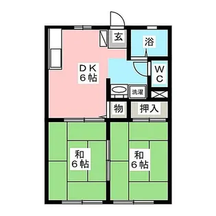コーポ藤池【1階】の間取り