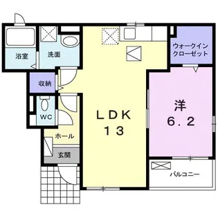 ポラリスII【1階】の間取り