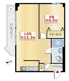 セントラル目黒【3階】の間取り