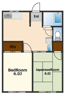 シティハイムエステート【2階】の間取り