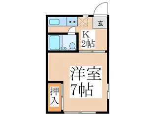 グリ-ンタウン前原【1階】の間取り