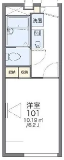 レオパレスサフィニア【1階】の間取り