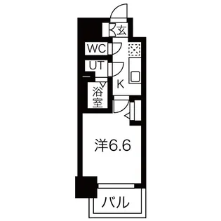 メイクスWアート今池III【13階】の間取り