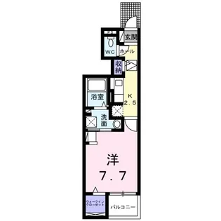 STレオーネ【1階】の間取り