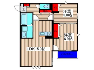 Maison Plaisir【1階】の間取り
