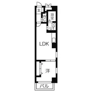 フェリシダージ鶴舞【6階】の間取り