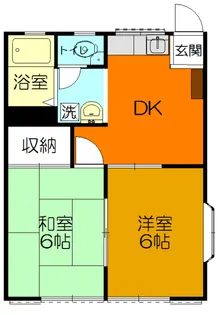 ファミールハイツ【2階】の間取り
