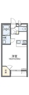 レオパレスシャルマン上道III【1階】の間取り