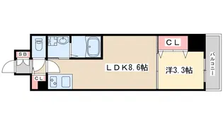 アーバンパーク新大阪【4階】の間取り