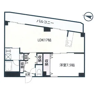 アシスト第6青森マンション【4階】の間取り