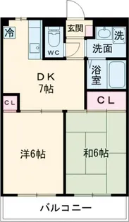 エクセル・フラットIII【3階】の間取り