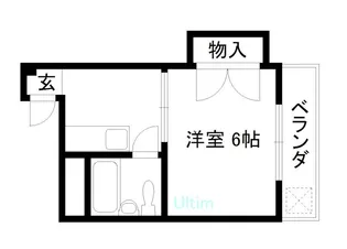 エクセレント東山【2階】の間取り