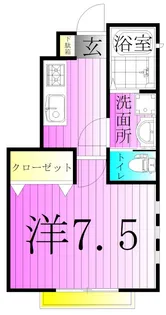 シルクコートB【1階】の間取り