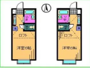 ミヤハウス1号棟【2階】の間取り